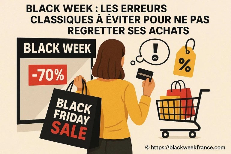 Black Week : quelles erreurs éviter pour ne pas regretter ses achats ?