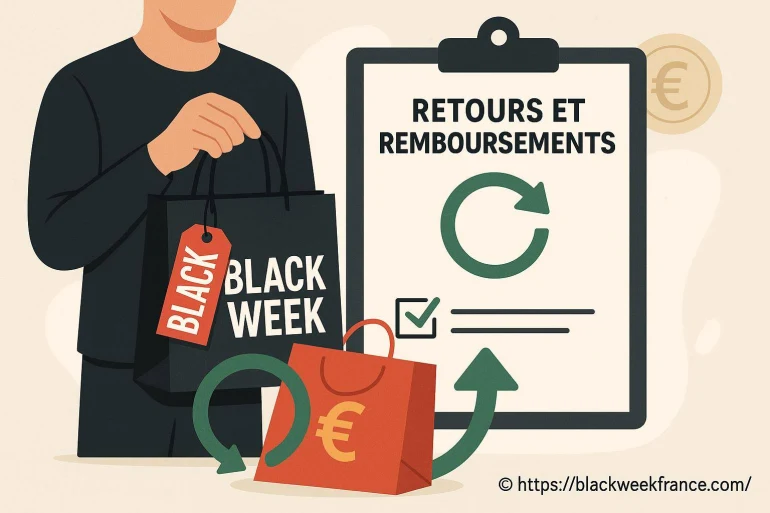 Comment fonctionnent les retours et remboursements pendant la Black Week ?