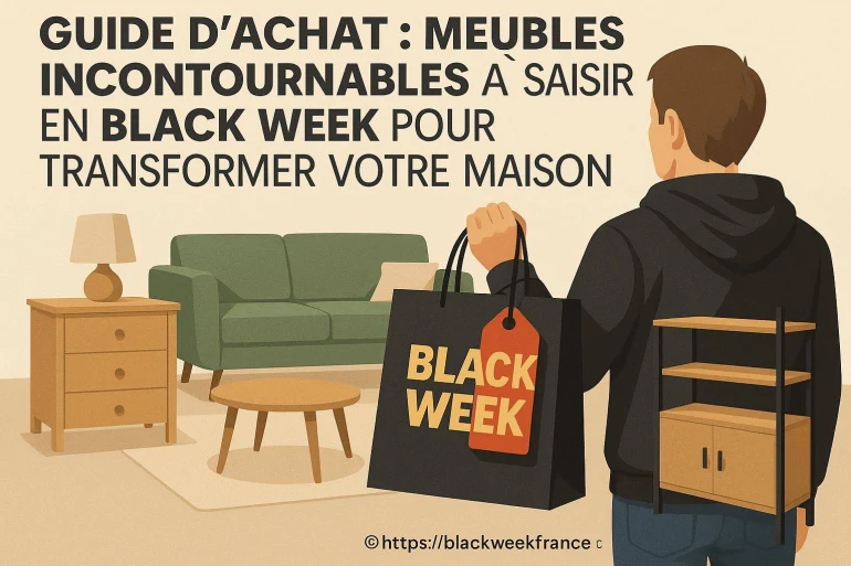 Guide d’achat meubles incontournables en Black Week pour transformer votre maison