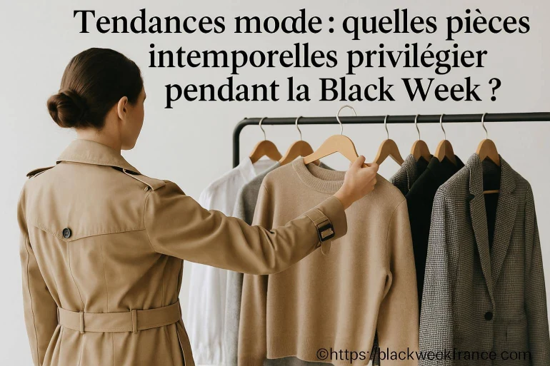 Tendances mode : quelles pièces intemporelles privilégier pendant la Black Week ?